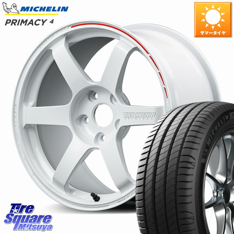 ミシュラン PRIMACY4 プライマシー4 87W ST 正規 215/45R17RAYS 【欠品次回3~4月】 TE37 SAGA S-plus TIME ATTACK EDITION VOLK RACING 鍛造 ホイール 17インチ 17X7.5J 45 5穴 114.3 リーフ LEAF 日産 ブレイド カローラルミオン|タイヤスクエアミツヤ