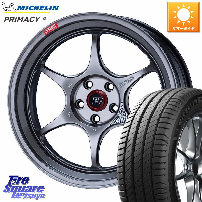 ENKEI エンケイ PerformanceLine PF06 シルバー ホイール 18インチ 18 X 8.0J +45 5穴 114.3 ミシュラン PRIMACY4 プライマシー4 100Y XL MO 正規 245/45R18