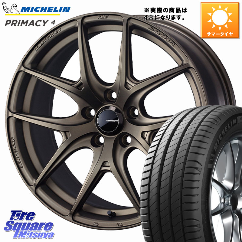 WEDS WedsSport SA-01R ホイール 15インチ ウェッズ スポーツ 15 X 6.0J +48 4穴 100 ミシュラン PRIMACY4 プライマシー4 91V 正規 195/65R15 E13ノートクロスオーバー