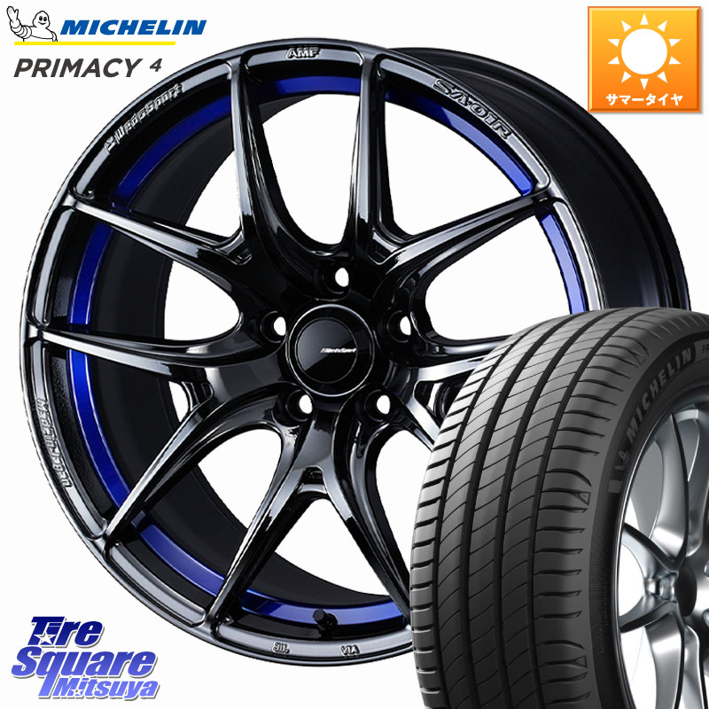 ミシュラン PRIMACY4 プライマシー4 99W XL ★ 正規 225/50R18WEDS WedsSport SA-01R SA01R ウェッズ スポーツ ホイール 18インチ 18X7.5J 35 5穴 114.3 スカイラインセダン 日産｜タイヤスクエアミツヤ 148,515円