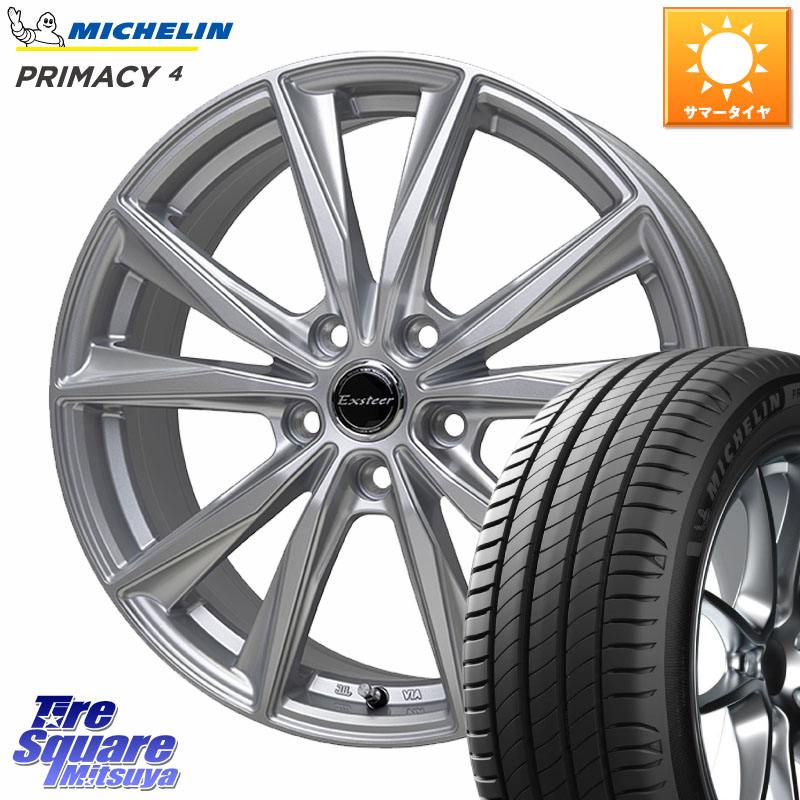 HotStuff Exsteer ST ホイール 18インチ エクシーダ 18 X 8.0J +42 5穴 114.3 ミシュラン PRIMACY4 プライマシー4 95Y XL MO 正規 225/45R18 プリウスアルファ 104,055円