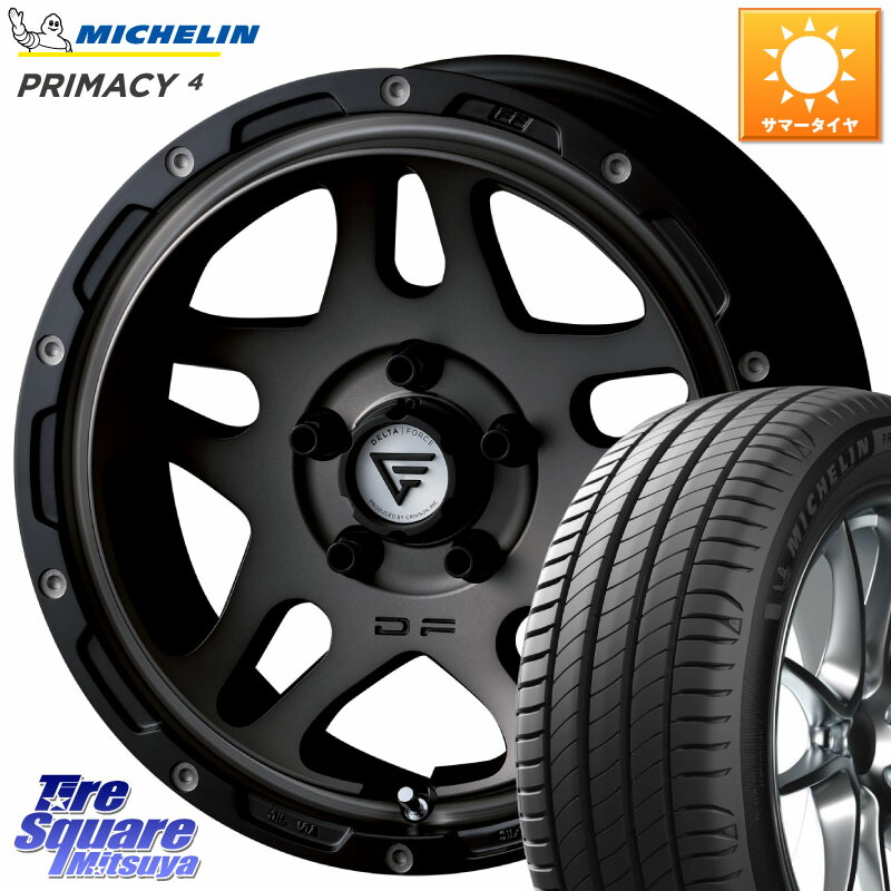 ミシュラン PRIMACY4 プライマシー4 98W XL S1 正規 215/55R17DELTA FORCE OVERLANDER ホイール 17インチ 17X7.0J 32 5穴 114.3|タイヤスクエアミツヤ