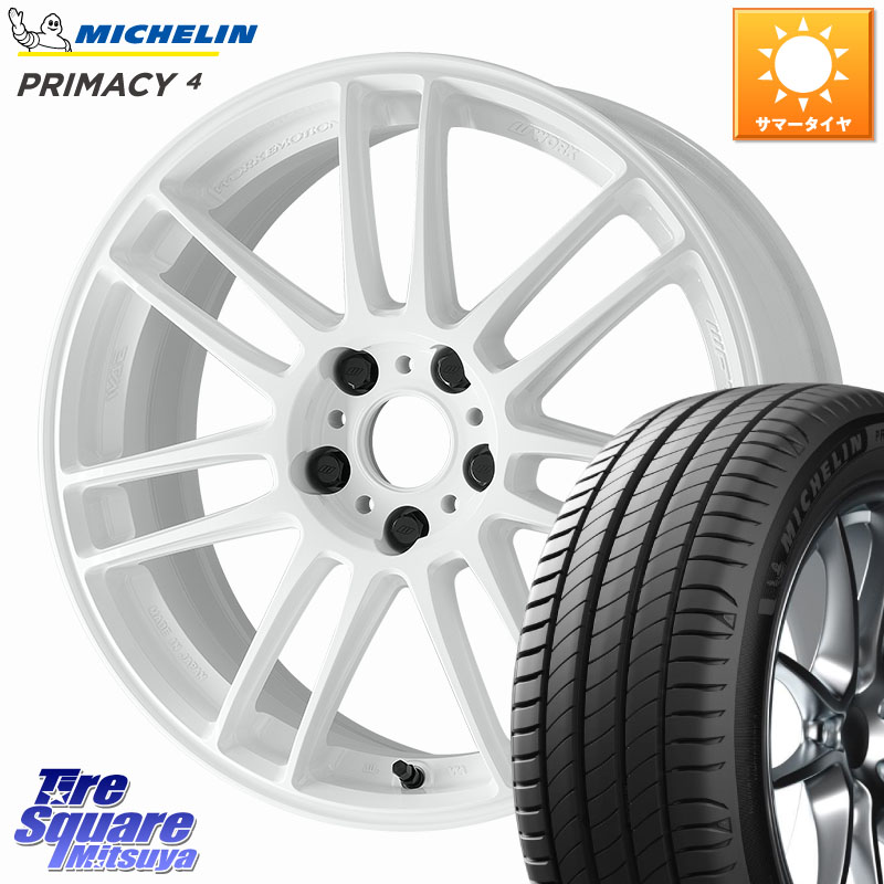 WORK EMOTION ZR7 ホイール 18インチ 18 X 8.5J(M14B) +38 5穴 114.3 ミシュラン PRIMACY4 プライマシー4 103V MO 正規 235/60R18 レクサスNX20系 クラウンスポーツ・エステート ハイブリッドZ
