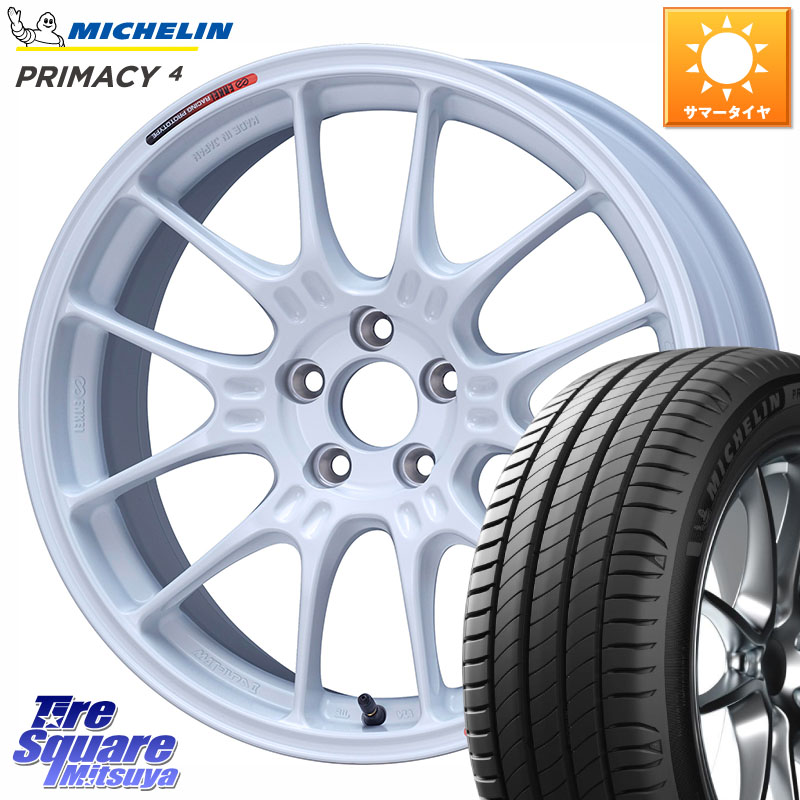 ミシュラン PRIMACY4 プライマシー4 94Y XL ★ 正規 225/45R17ENKEI Racing GTC02 For GR86 / BRZ Cup ホイール 17インチ 17X7.5J 44 5穴 100 カローラスポーツ BRZ/86/GR86 GR 86 ハチロク 86 ハチロク|タイヤスクエアミツヤ