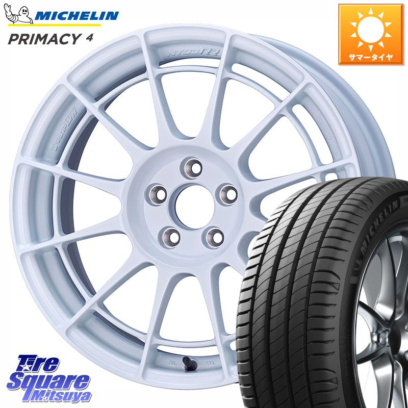 ミシュラン PRIMACY4 プライマシー4 94Y XL ★ 正規 225/45R17ENKEI Racing Revolution NT03RR For GR86 / BRZ Cup ホイール 17インチ 17X7.5J 44 5穴 100 カローラスポーツ BRZ/86/GR86 GR 86 ハチロク 86 ハチロク|タイヤスクエアミツヤ