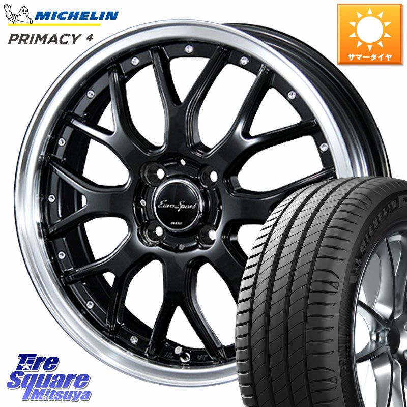ミシュラン PRIMACY4 プライマシー4 87W ST 正規 215/45R17BLEST EuroSport Type815 ホイール 17インチ 17X7.0J 42 4穴 100 MAZDA2 カローラフィールダー|タイヤスクエアミツヤ