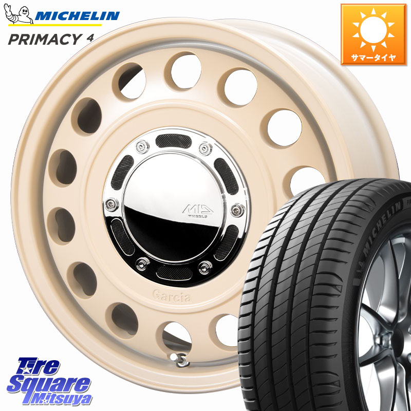 ミシュラン PRIMACY4 プライマシー4 87W ★ 正規 195/55R16MANARAY MID GARCIA CISCO Type2 サンドベージュ 在庫● 16インチ ガルシア シスコ 16X6.5J 40 5穴 114.3｜タイヤスクエアミツヤ