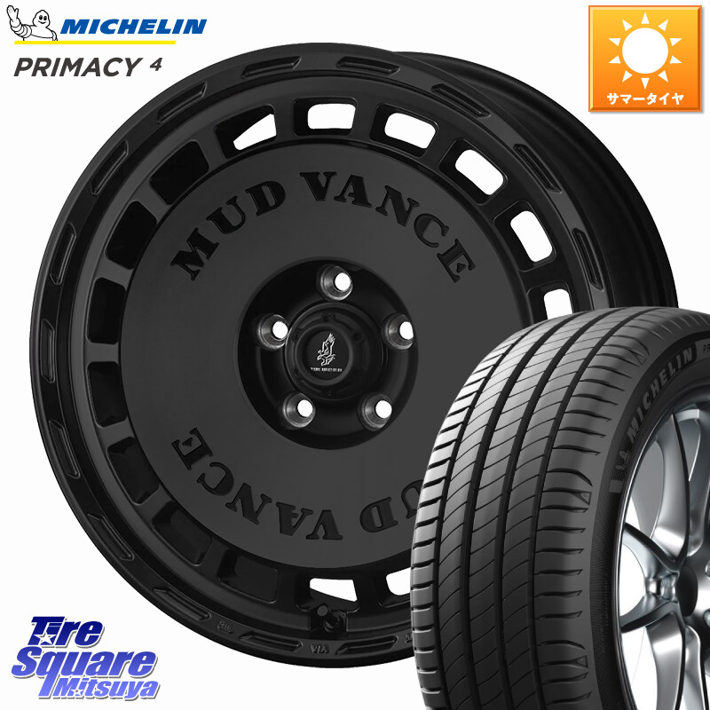 ミシュラン PRIMACY4 プライマシー4 94Y MO 正規 225/50R17WEDS MUD VANCE DX ホイール 17インチ マッドヴァンスDX 17X7.0J 38 5穴 114.3 マークXジオ RX-8 MAZDA|タイヤスクエアミツヤ