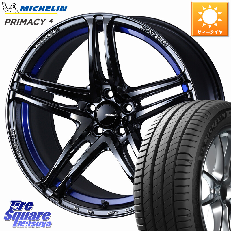 ミシュラン PRIMACY4 プライマシー4 98W XL VOL 正規 235/45R18WEDS WedsSport SA-52R SA52R ウェッズ スポーツ ホイール 18インチ 18X8.0J 42 5穴 114.3 CY2アコード 70系カムリ スカイラインセダン 日産 ES レクサス GS (GS F除く) レクサス アコード|タイヤスクエアミツヤ