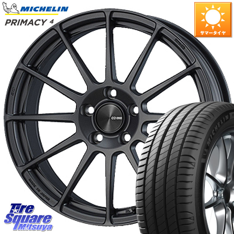ENKEI エンケイ PerformanceLine PF03 (MD) ホイール 15 X 6.0J +45 4穴 100 ミシュラン PRIMACY4 プライマシー4 82V 正規 185/55R15 E11ノート