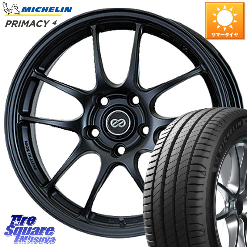 ENKEI エンケイ PerformanceLine PF01 ホイール 17 X 6.5J +48 4穴 100 ミシュラン PRIMACY4 プライマシー4 87W ST 正規 215/45R17 FITクロスター