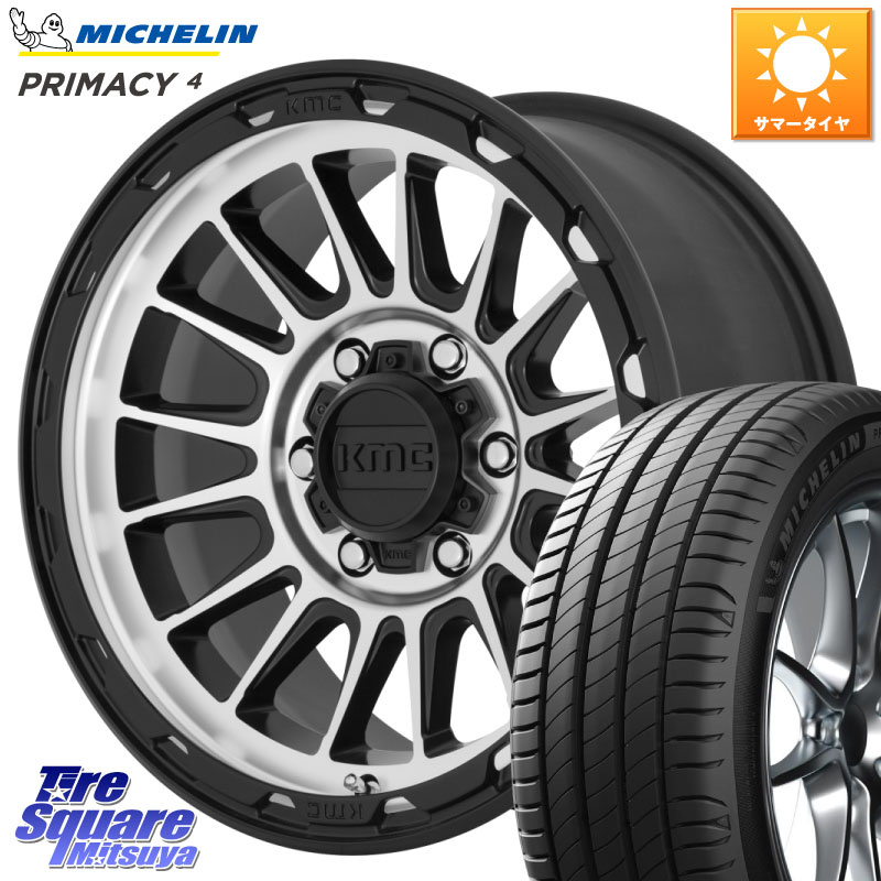 ミシュラン PRIMACY4 プライマシー4 98V XL VOL 正規 225/50R17KMC KM542 Impact Machined ホイール 17インチ 17X8.0J 35 5穴 114.3｜タイヤスクエアミツヤ 137,295円
