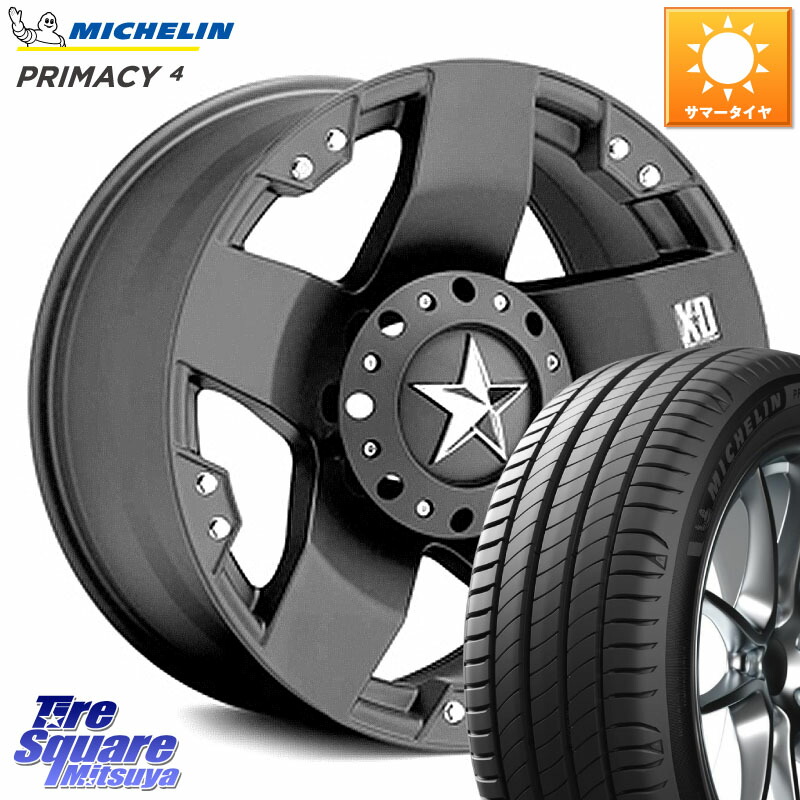 ミシュラン PRIMACY4 プライマシー4 102H 正規 225/65R17KMC XD775ROCKSTAR ホイール 17インチ ロックスター 17X8.0J 35 5穴 114.3 RAV4 50系 NX レクサス ハリアー|タイヤスクエアミツヤ