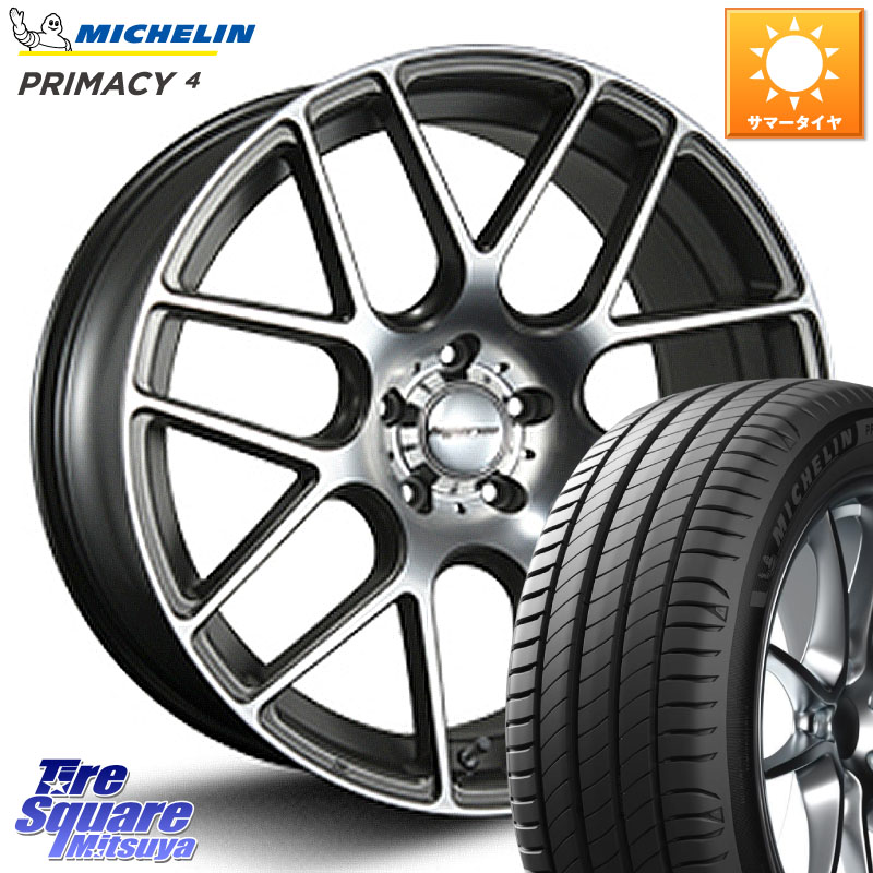 ミシュラン PRIMACY4 プライマシー4 103V XL 正規 235/50R19MLJ hyperion ハイペリオン CVM ホイール 19インチ 19X8.5J 45 5穴 114.3 BT5レガシィアウトバック｜タイヤスクエアミツヤ