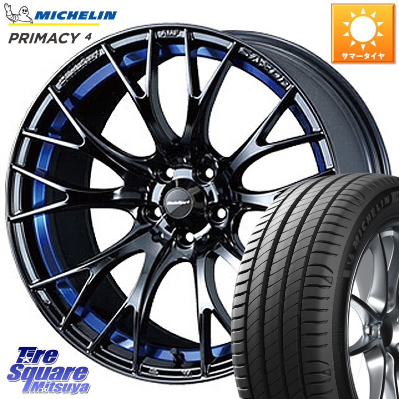 WEDS 【欠品次回07月中旬】 72726 SA-20R SA20R ウェッズ スポーツ ホイール 17インチ 17 X 7.0J +43 4穴 100 ミシュラン PRIMACY4 プライマシー4 87W ST 正規 215/45R17