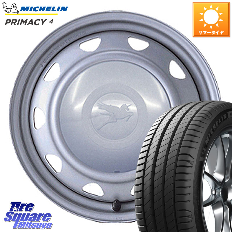 ミシュラン PRIMACY4 プライマシー4 82V 正規 185/55R15WEDS キャロウィン PS-555N スチールホイール 15インチ 15X5.5J 50 4穴 100 K13マーチ マーチ MARCH 日産 フィット FIT|タイヤスクエアミツヤ