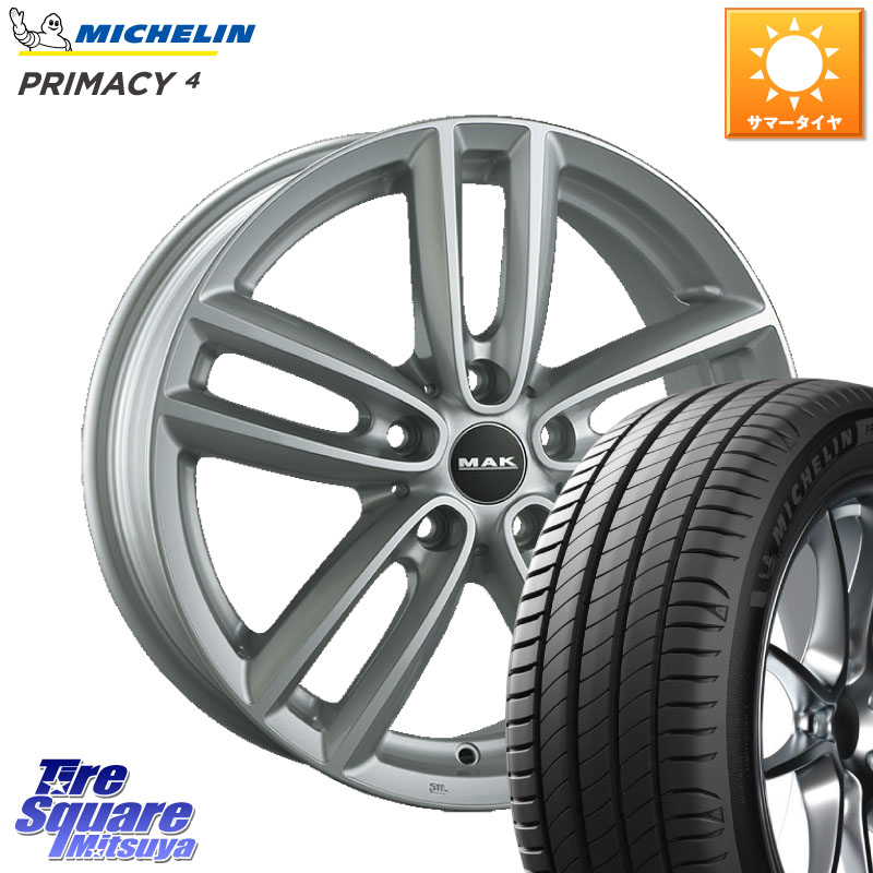 ミシュラン PRIMACY4 プライマシー4 87W ★ 正規 195/55R16阿部商会 MAK OXFORD ホイール 16インチ 16X6.5J(MINI F55 F56 F57) 54 5穴 112 MINI ミニ F55 F56 F57｜タイヤスクエアミツヤ