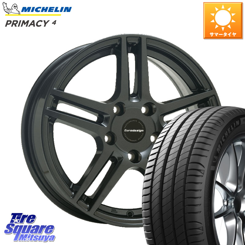 ミシュラン PRIMACY4 プライマシー4 99Y XL MO 正規 245/45R17阿部商会 Eurodesign EIGER ホイール 17インチ 17X7.5J(AUDI TT FVC) 42 5穴 112 アウディ TT FV系｜タイヤスクエアミツヤ