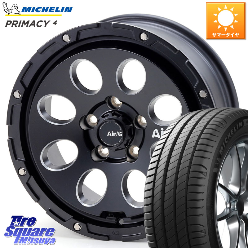 ミシュラン PRIMACY4 プライマシー4 92V MO E 正規 205/60R164X4エンジニアリング Air G Massive エアーGマッシブ ホイール 16インチ 16X7.0J 35 5穴 114.3 SAI インサイト｜タイヤスクエアミツヤ