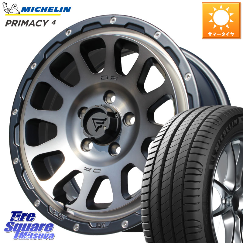 DELTA FORCE デルタフォース オーバル 16インチ 16 X 7.0J +35 5穴 114.3 ミシュラン PRIMACY4 プライマシー4 91W ★ 正規 205/55R16 GRヤリスRSノーマルキャリパー