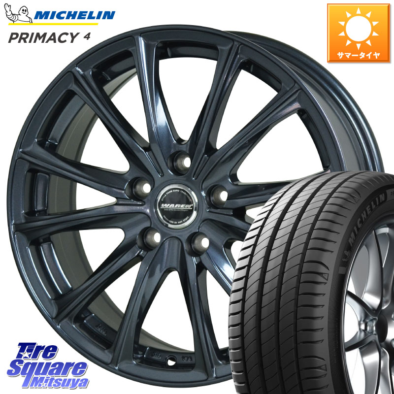 HotStuff WAREN W05 平座仕様(トヨタ専用) 15インチ ヴァーレン 15 X 6.0J +52 5穴 114.3 ミシュラン PRIMACY4 プライマシー4 91V 正規 195/65R15