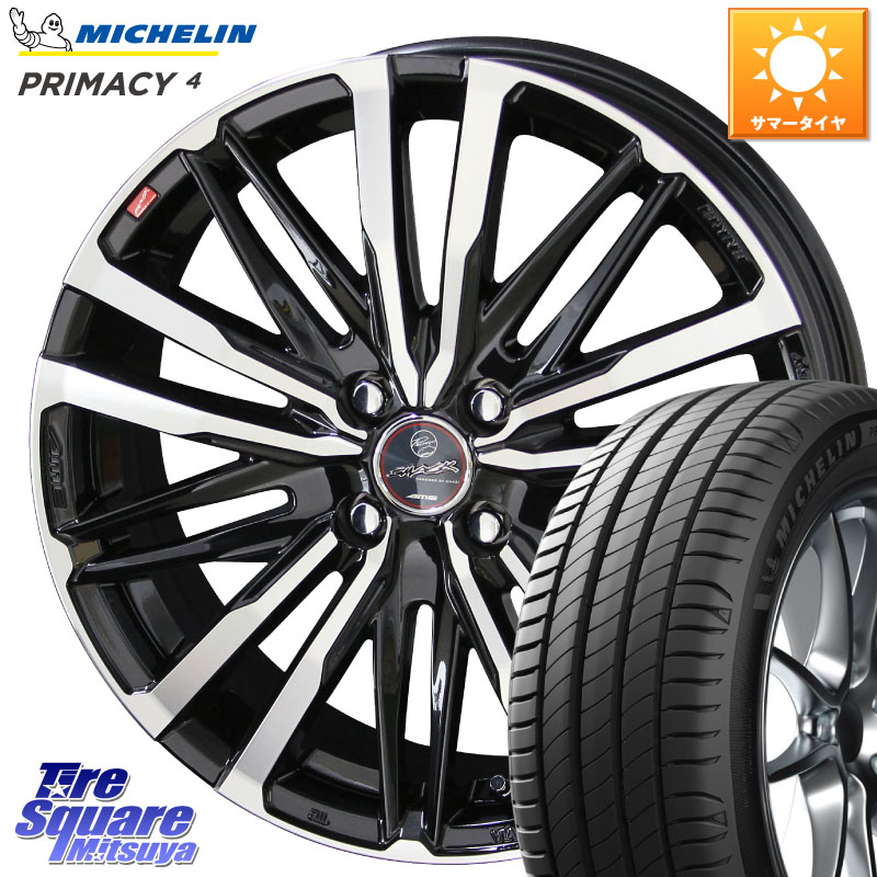 ミシュラン PRIMACY4 プライマシー4 83H E 正規 205/45R16KYOHO SMACK CREST スマック クレスト ホイール 16インチ 16X6.0J 40 4穴 100|タイヤスクエアミツヤ