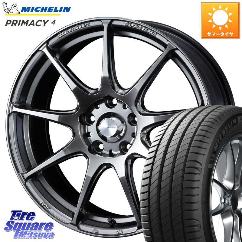 ミシュラン PRIMACY4 プライマシー4 99V XL VOL 正規 215/55R18WEDS WedsSport SA-99R SA99R ウェッズ スポーツ ホイール 18インチ 18X7.5J 45 5穴 114.3 CX-30 MX-30 ZE2リーフ MPV|タイヤスクエアミツヤ