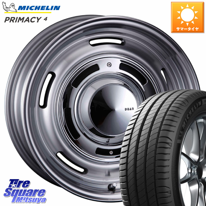 CRIMSON ディーン クロスカントリー グレー 17インチ 17 X 7.0J +47 5穴 114.3 ミシュラン PRIMACY4 プライマシー4 96H S1 正規 215/60R17 C-HR 50系エスティマ 10系カローラクロス ZR-V RV系ヴェゼル RC系オデッセイ後期 CX-30 MX-30