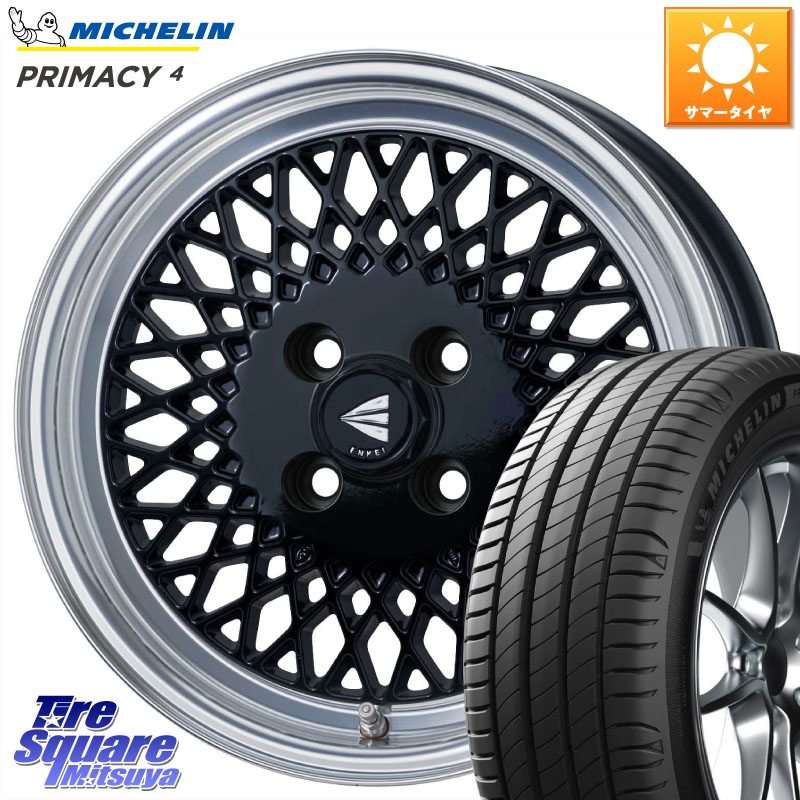 ENKEI エンケイ NEO CLASSIC ENKEI92 16インチ 16 X 6.5J +45 4穴 100 ミシュラン PRIMACY4 プライマシー4 91W ★ 正規 205/55R16 E13オーラ
