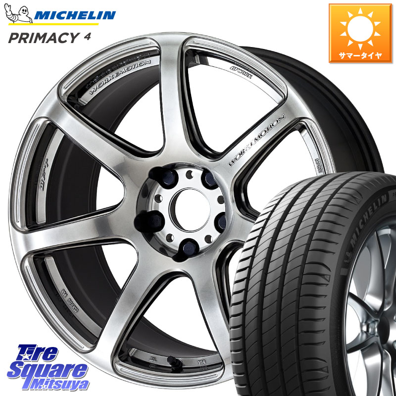ミシュラン PRIMACY4 プライマシー4 94Y XL ★ 正規 225/45R17WORK ワーク EMOTION エモーション T7R 17インチ 17X7.0J 53 5穴 100 BRZ/86/GR86 GR 86 ハチロク 86 ハチロク|タイヤスクエアミツヤ