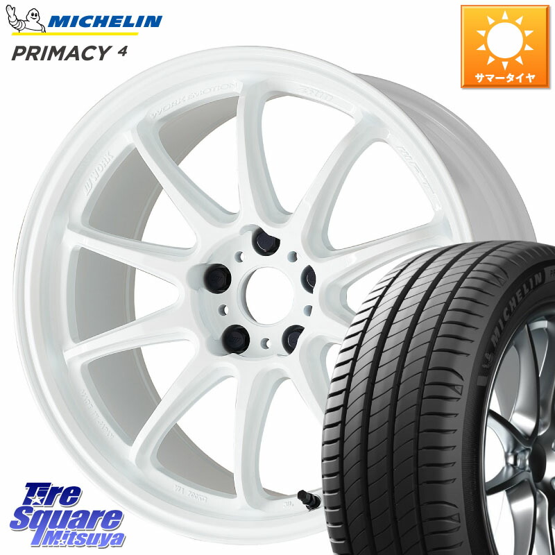 WORK ワーク EMOTION エモーション ZR10 18インチ 18 X 8.5J +47 5穴 114.3 ミシュラン PRIMACY4 プライマシー4 98W XL S1 正規 235/45R18 CY2アコード 70系カムリ