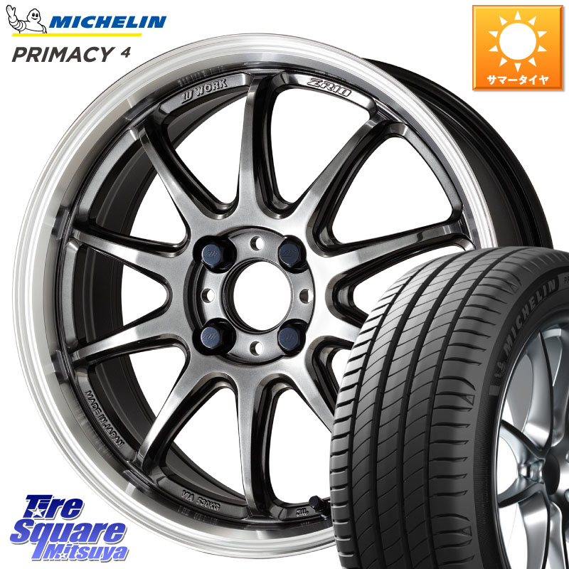 ミシュラン PRIMACY4 プライマシー4 81H E 正規 185/50R16WORK ワーク EMOTION エモーション ZR10 16インチ 16X5.5J 45 4穴 100 Mx27/37/47Sソリオ・MB37SデリカD2 MAD7Sソリオ/MBD7SデリカD2 デリカD:2 D2｜タイヤスクエアミツヤ