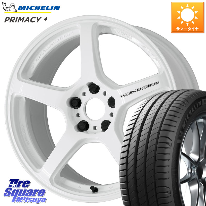 ミシュラン PRIMACY4 プライマシー4 99V XL S1 正規 215/55R18WORK ワーク EMOTION エモーション T5R ICW 18インチ 18X7.5J 43 5穴 114.3 CX-30 MX-30 MPV|タイヤスクエアミツヤ