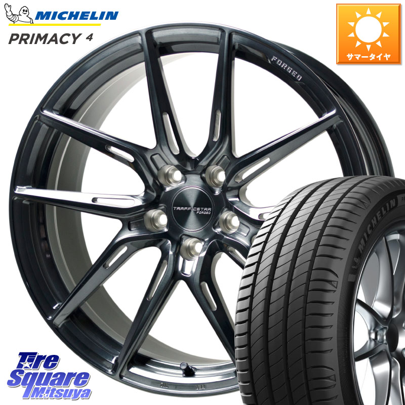ミシュラン PRIMACY4 プライマシー4 103V XL VOL 正規 235/50R19HotStuff TSF-02 BRSC トラフィックスターフォージド 19インチ 19X8.0J 35 5穴 114.3 NX レクサス ハリアー|タイヤスクエアミツヤ