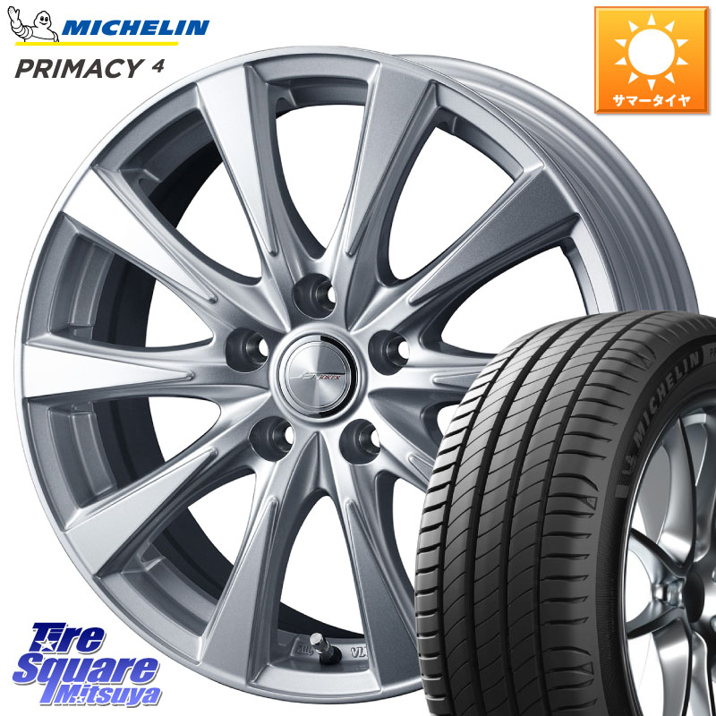 WEDS ジョーカースピリッツ ホイール 18 X 8.0J +45 5穴 114.3 ミシュラン PRIMACY4 プライマシー4 101Y XL VOL 正規 235/50R18 50系エスティマ