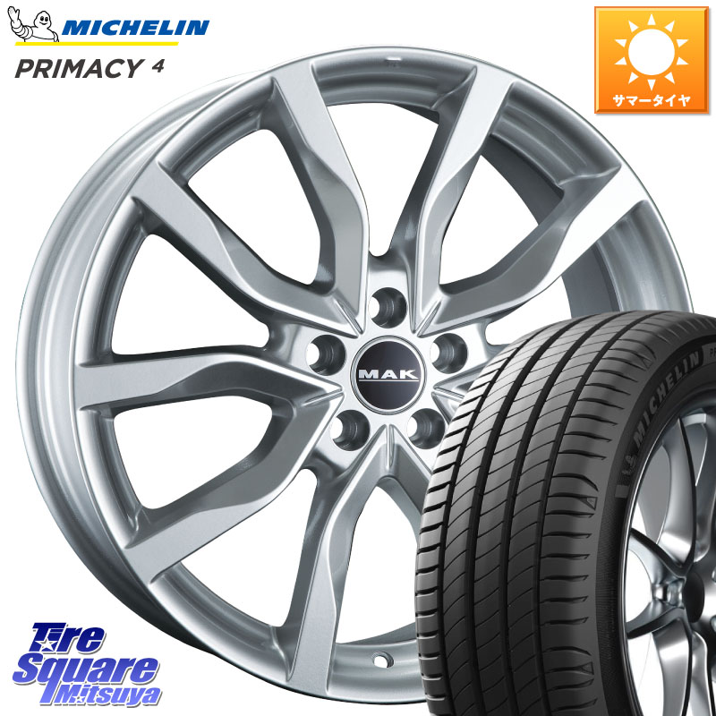 ミシュラン PRIMACY4 プライマシー4 103V MO 正規 235/60R18阿部商会 MAK HIGHLANDS ホイール18インチ 18X8.0J(LANDROVER EVOQUE LZ2) 45 5穴 108 ランドローバー レンジローバー イヴォーク LZ2***系｜タイヤスクエアミツヤ