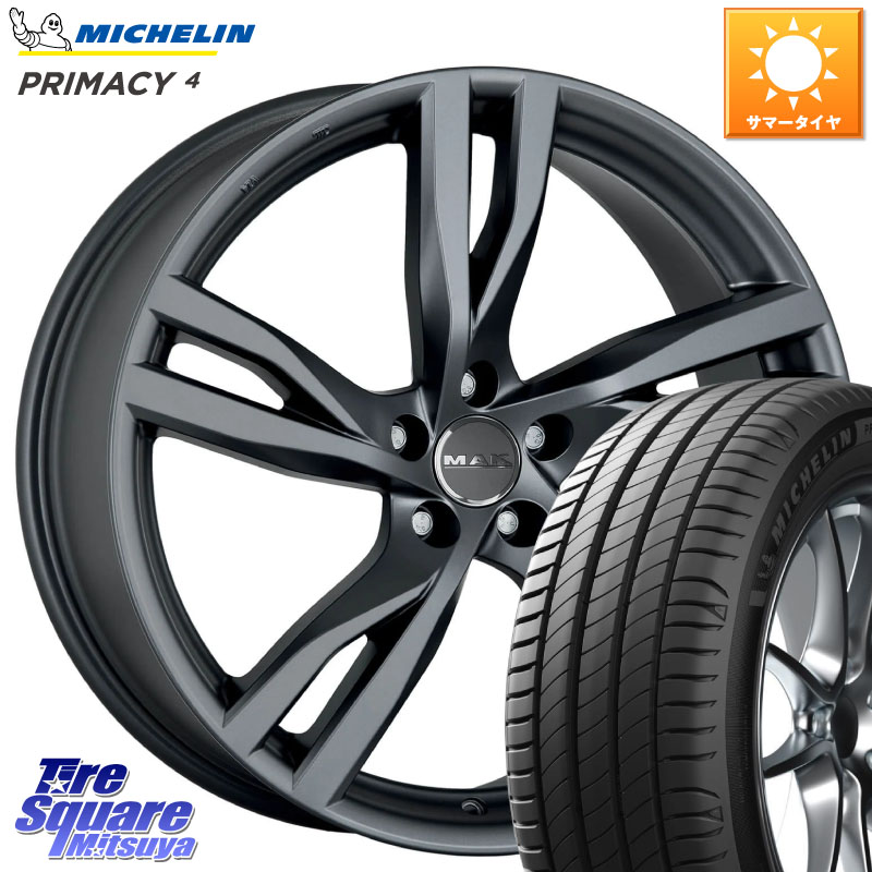 ミシュラン PRIMACY4 プライマシー4 101Y XL VOL 正規 235/50R18阿部商会 MAK STOCKHOLM ホイール 18インチ 18X8.0J(VOLVO V60 CROSS FD420) 55 5穴 108 VOLVO ボルボ V60クロスカントリー FB/FD420|タイヤスクエアミツヤ
