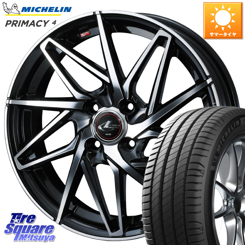 ミシュラン PRIMACY4 プライマシー4 83H E 正規 205/45R16WEDS 40576 レオニス LEONIS IT PBMC 16インチ 16X6.0J 50 4穴 100|タイヤスクエアミツヤ
