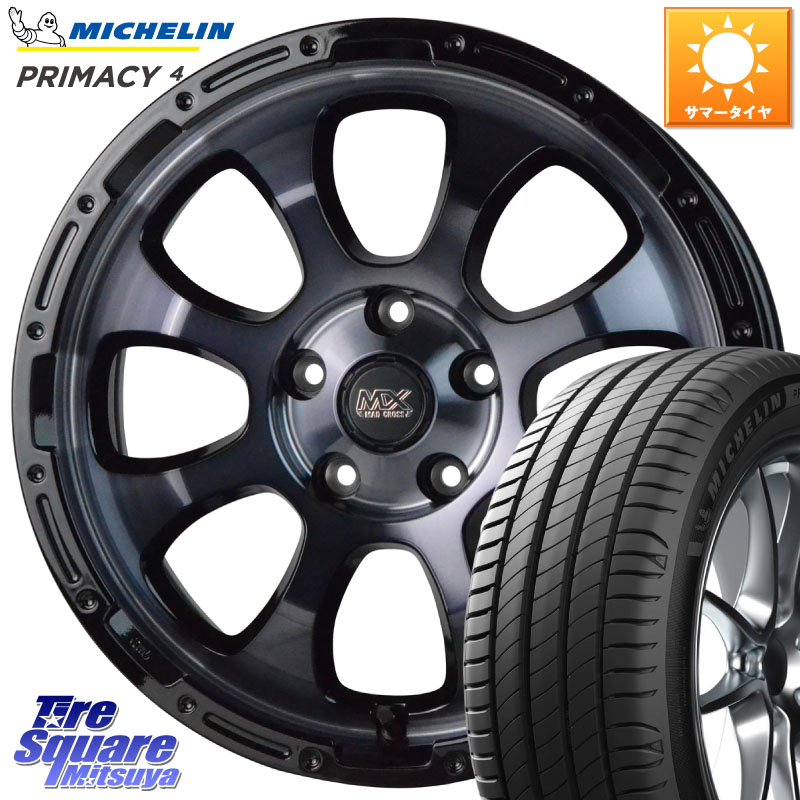 HotStuff マッドクロス GRACE グレイス BKC 5H 在庫● ホイール 17インチ ★サマーセール★ 17 X 7.0J +38 5穴 114.3 ミシュラン PRIMACY4 プライマシー4 96H S1 正規 215/60R17 10系カローラクロス 20系アルファード