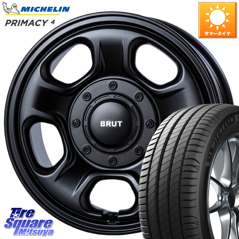 BRUT ブルート BR-33 BR33 ホイール 16インチ 16 X 6.5J +30 5穴 114.3 ミシュラン PRIMACY4 プライマシー4 91W ★ 正規 205/55R16 103,735円