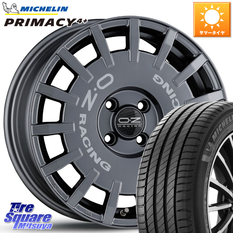 OZ Rally Racing ラリーレーシング GRA 16インチ 16 X 7.0J(ND5RC Brembo) +42 4穴 100 ミシュラン PRIMACY4+ プライマシー4+ 88V XL 正規 195/50R16 ロードスター オプションブレンボキャリパー対応(990S、限定車含む)