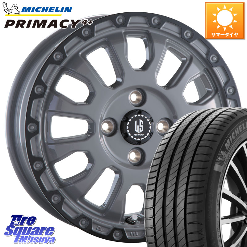 阿部商会 LA STRADA AVENTURA アヴェンチュラ 16インチ 16 X 6.0J +40 4穴 100 ミシュラン PRIMACY4+ プライマシー4+ 83W 正規 205/45R16