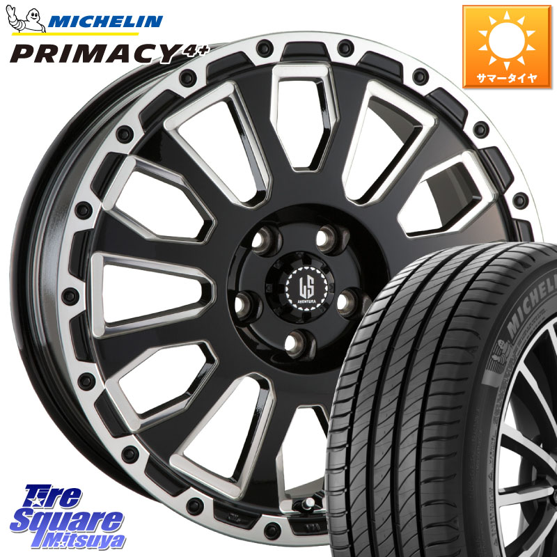 ミシュラン PRIMACY4+ プライマシー4+ 88V XL 正規 195/50R16阿部商会 LA STRADA AVENTURA アヴェンチュラ 16インチ 16X7.0J 42 5穴 114.3|タイヤスクエアミツヤ