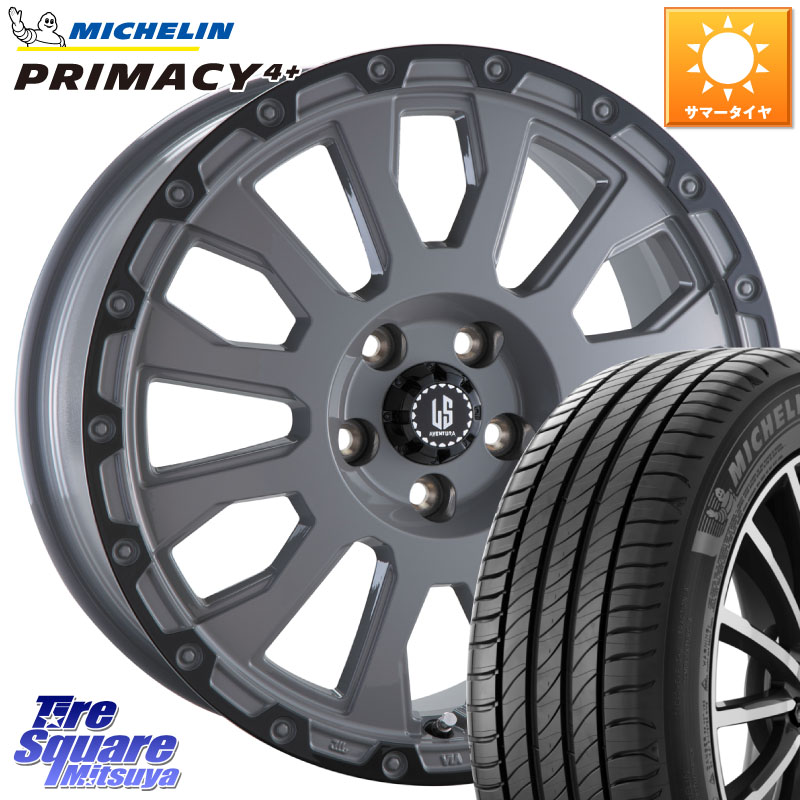 阿部商会 LA STRADA AVENTURA アヴェンチュラ 18インチ 18 X 8.0J +40 5穴 114.3 ミシュラン PRIMACY4+ プライマシー4+ 91W 正規 235/40R18