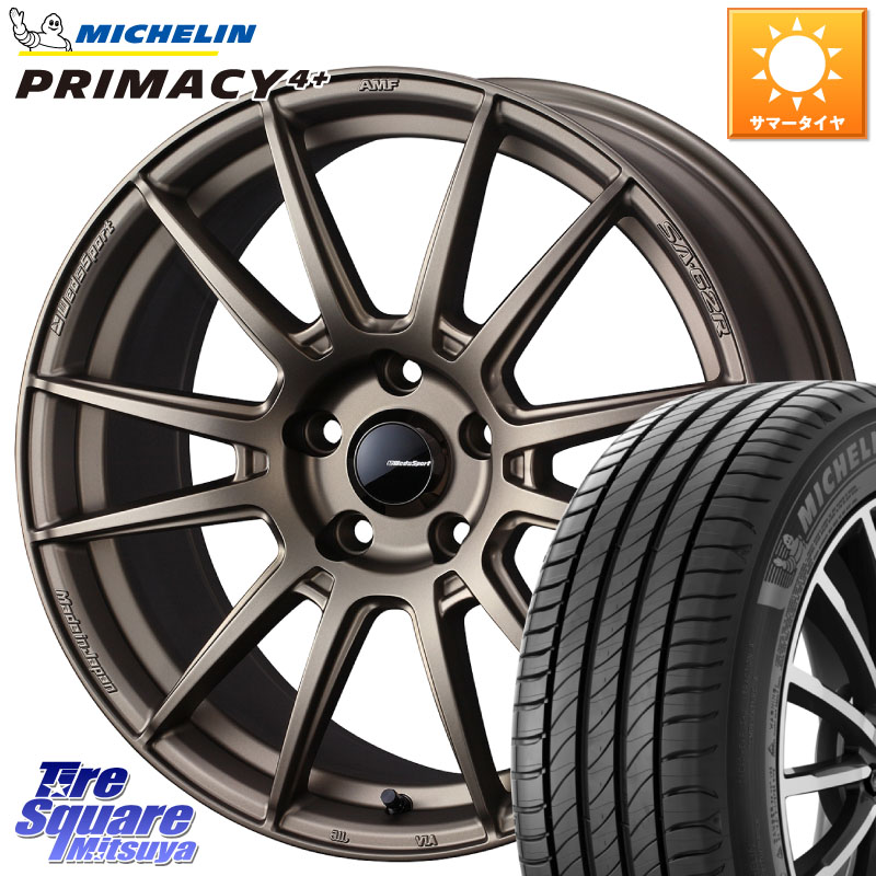 WEDS WedsSport SA-62R ホイール 18インチ 18 X 8.0J +42 5穴 114.3 ミシュラン PRIMACY4+ プライマシー4+ 91W 正規 235/40R18