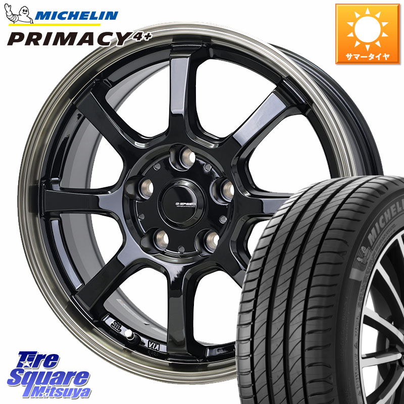 HotStuff G-SPEED P-08 ホイール 16インチ ジースピード 16 X 6.5J +40 5穴 114.3 ミシュラン PRIMACY4+ プライマシー4+ 88V XL 正規 195/50R16