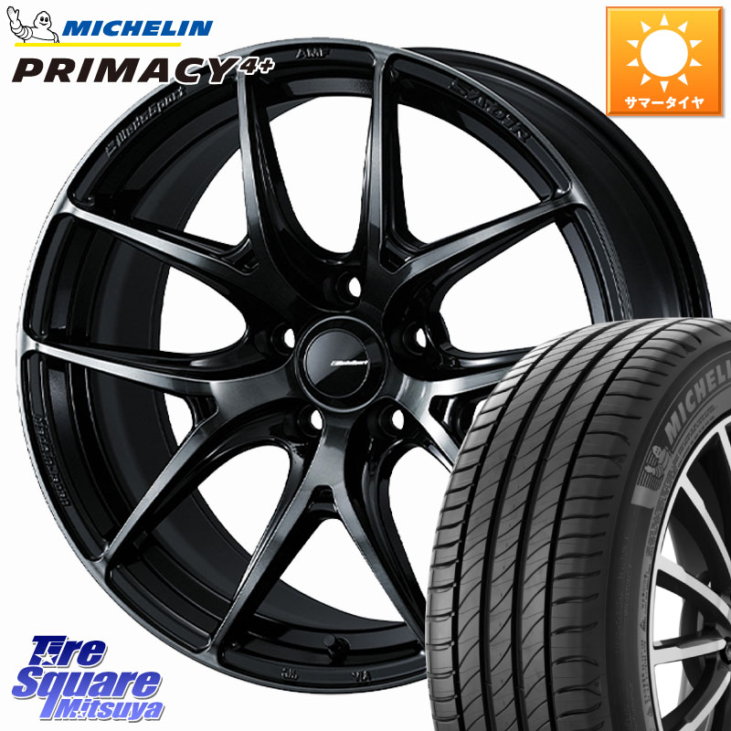 WEDS 【欠品次回06月上旬】 WedsSport SA-01R ホイール 18インチ ウェッズ スポーツ 18 X 8.0J +42 5穴 114.3 ミシュラン PRIMACY4+ プライマシー4+ 91W 正規 235/40R18
