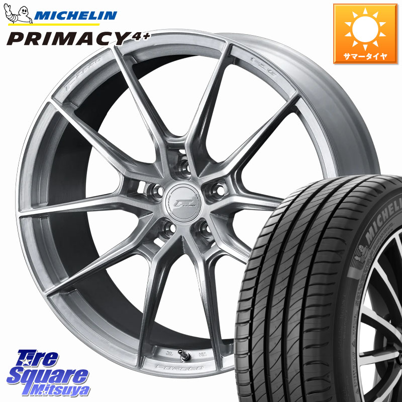 WEDS F ZERO FZ-6 FZ6 鍛造 FORGED ホイール 21インチ エフゼロ 21 X 9.0J +40 5穴 120 ミシュラン PRIMACY4+ プライマシー4+ 100W XL 正規 245/40R21