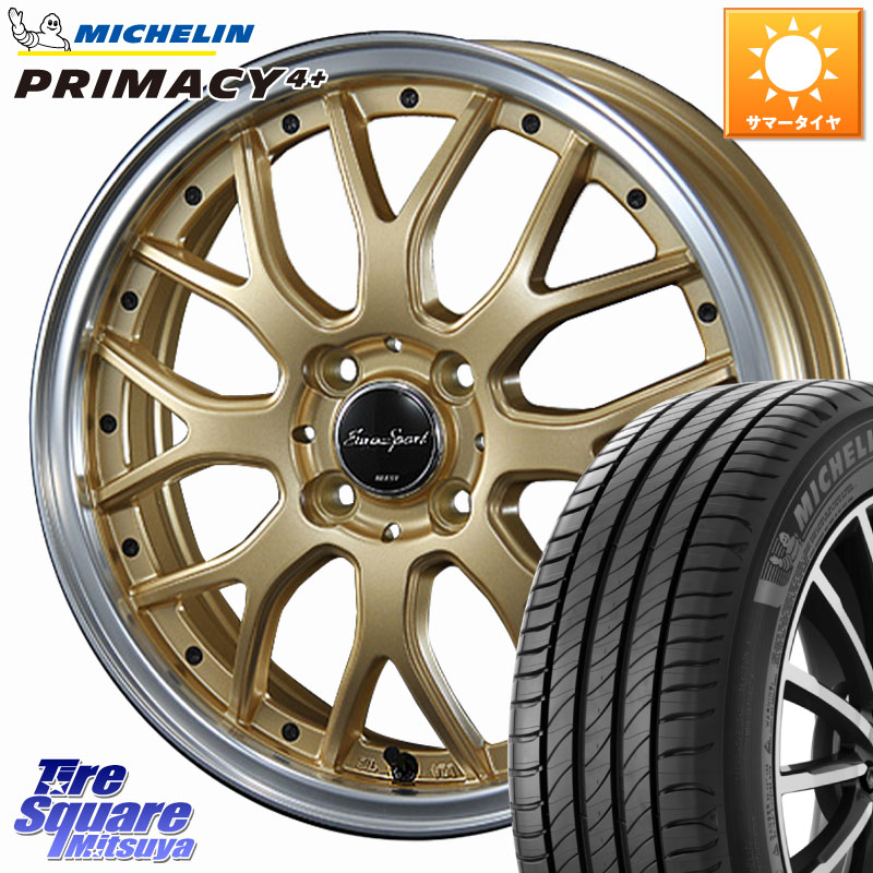 BLEST EuroSport Type815 ホイール 16インチ 16 X 6.0J +48 4穴 100 ミシュラン PRIMACY4+ プライマシー4+ 88V XL 正規 195/50R16