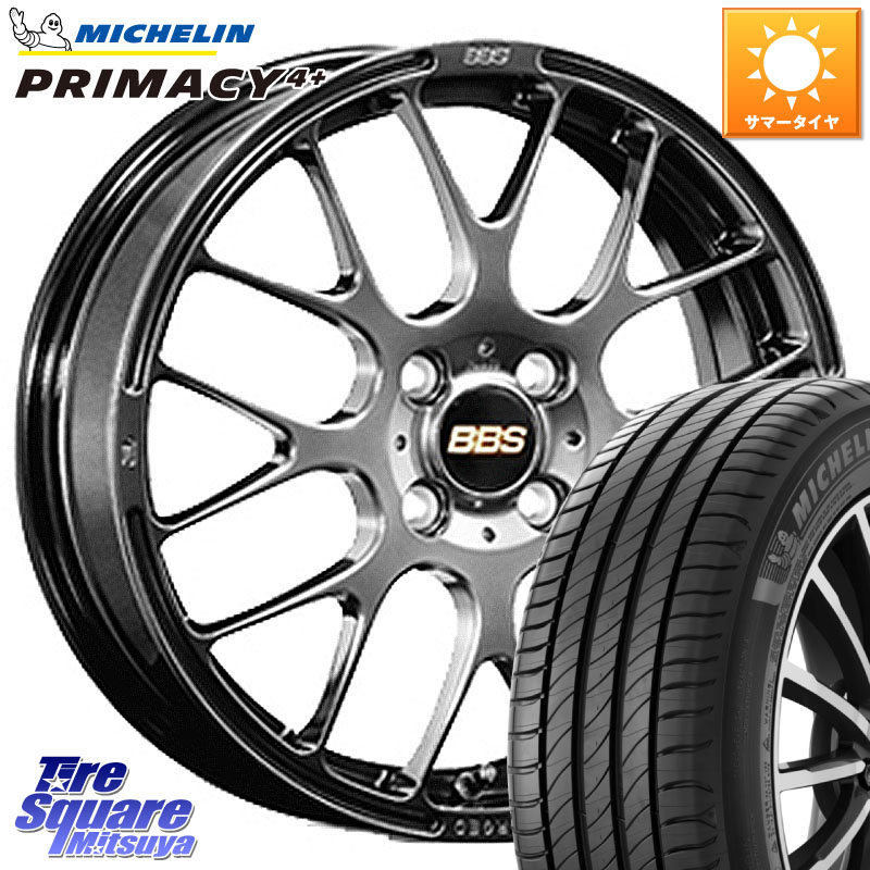 BBS RP 鍛造1ピース ホイール 16インチ 16 X 6.5J +42 4穴 100 ミシュラン PRIMACY4+ プライマシー4+ 83W 正規 205/45R16